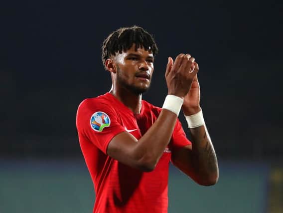 Tyrone Mings was credited for his class and professionalism during his debut in Sofia against Bulgaria
