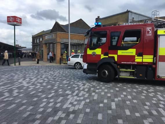 Eastbourne station has been evacuated