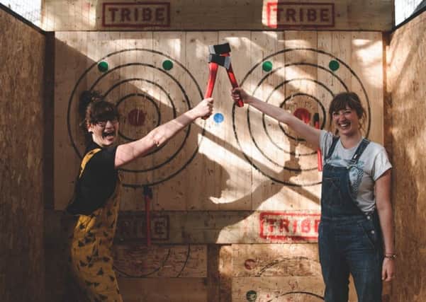 Axe throwing by Tribe