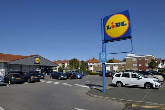 The incident happened in the Lidl store in Seaside, Eastbourne (Photo by Jon Rigby)