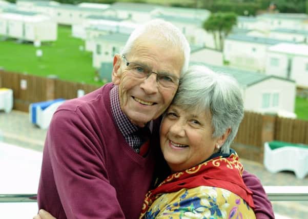 David and Evelyn Cattle, who met at Bunn Leisure
