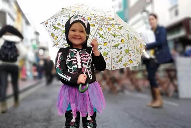 Braving the rain at 2018's North Laine Halloween Trail