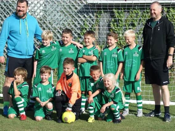 Willingdon Athletic's new established u9's. Picture courtesy of Katie Noble.