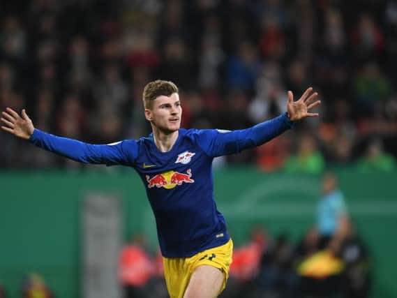 Timo Werner has netted 68 times in 124 appearances in the Bundesliga
