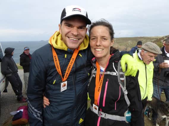 Luretta and Jon will marry during the Beachy Head Marathon this weekend