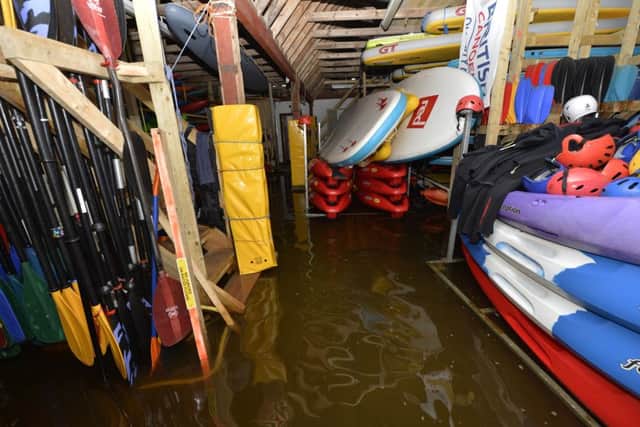 Buzz Active flooded premises at Exceat (Photo by Jon Rigby) SUS-191024-105933008