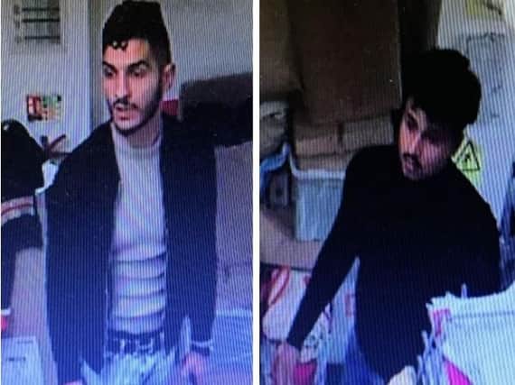 Do you recognise these men? Photo: Sussex Police