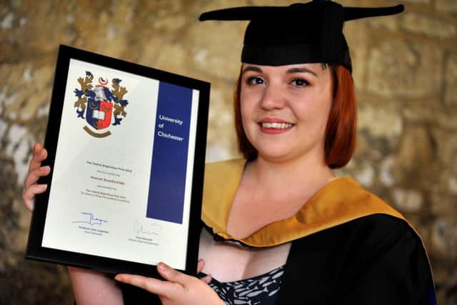 Hannah Bounford - awarded with the Valerie Bringinshaw award for academic excellence  -   Pic Steve Robards SR24101902 SUS-191025-090329001