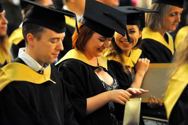 Chichester graduation ceremony at Chichester Cathedral. Pic Steve Robards SR24101902 SUS-191025-090424001