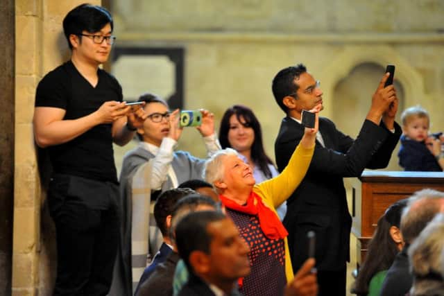 Chichester graduation ceremony at Chichester Cathedral. Pic Steve Robards SR24101902 SUS-191025-090435001
