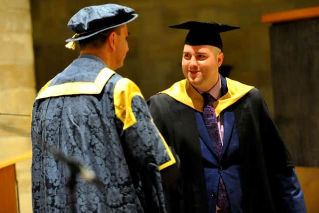 Chichester graduation ceremony at Chichester Cathedral. Pic Steve Robards SR24101902 SUS-191025-090603001
