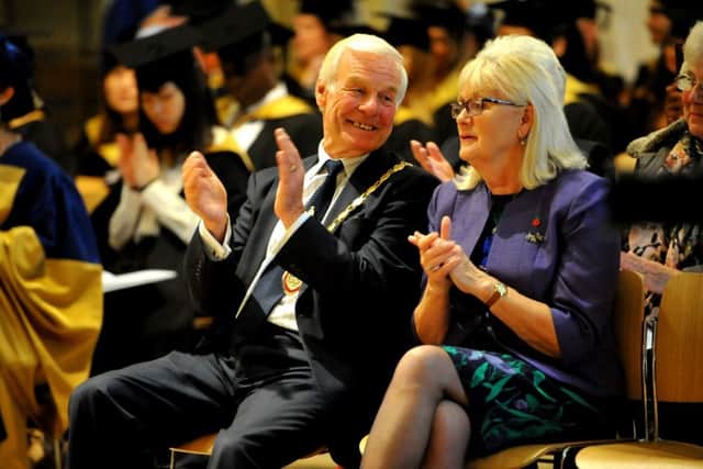 Chichester graduation ceremony at Chichester Cathedral. Pic Steve Robards SR24101902 SUS-191025-090317001