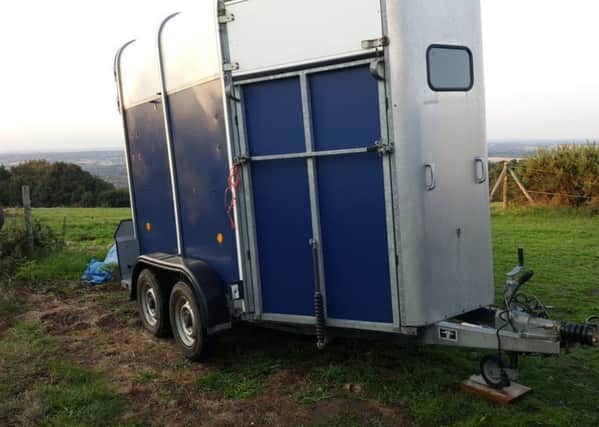 Trailer Stolen from Ore. Photo: Rother Police/Twitter