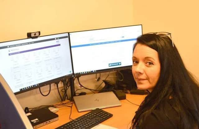 Eleanor Brewer, service manager oversees the virtual outpatients system
