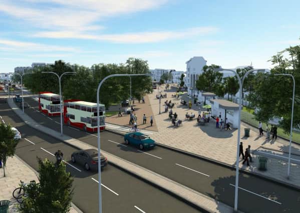 What Old Steine will look as part of phase 3 of the Valley Gardens project