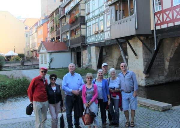 Ringmer Town Twinning Association on a 2019 visit to a village in their twin town; Geschwenda  in Thuringen, Germany.