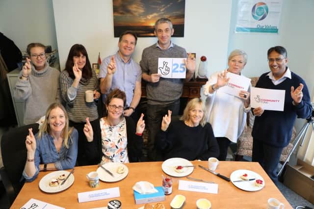 Brighton Housing Trust held an afternoon tea in solidarity with the National Lottery's successful 25th birthday world record attempt