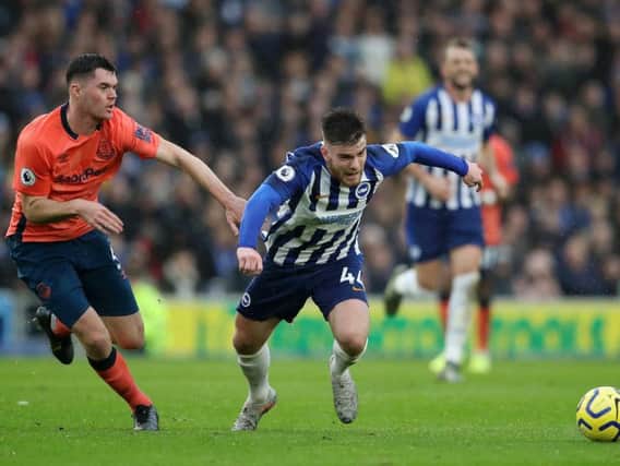 Aaron Connolly played a key role in Brighton and Hove Albion's victory against Everton last week