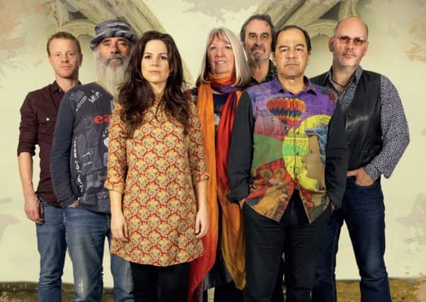 Julian Littman (second from right) with Steeleye Span. Picture by Peter Silver