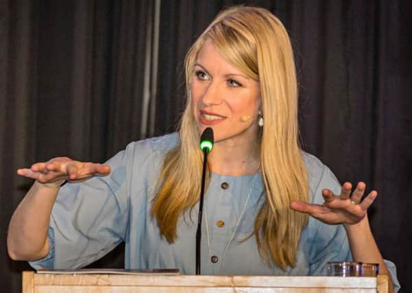 Mash Report star and comedian Rachel Parris visited Roedean School for its Speech Day