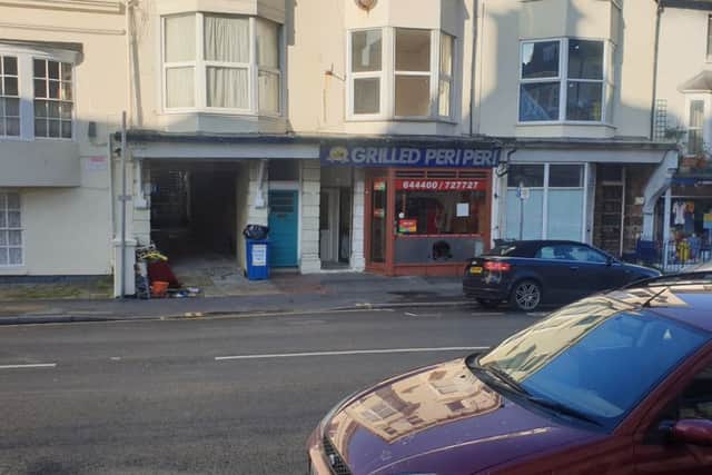 Grilled Peri Peri in Seaside Road has been criticised for using 'unacceptable obscene profanities'