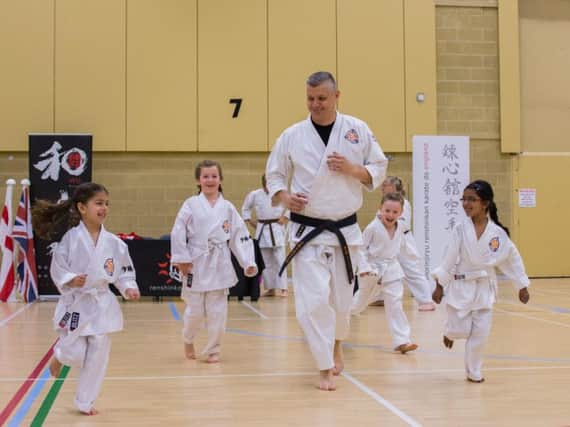 Martin Hadden, who has 15 years worth of experience in karate and has been teaching for five of those, said he is passing on knowledge to the next generation. Photo: Webster Images