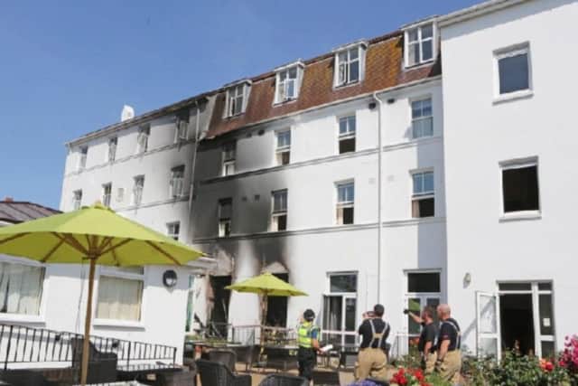 The three patients who died after a fire at St Michael's Hospice were unlawfully killed