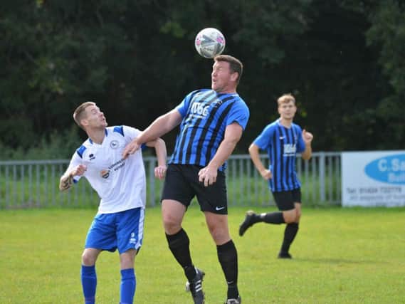 Action from Hollington United v Eastbourne Rangers earlier in the season