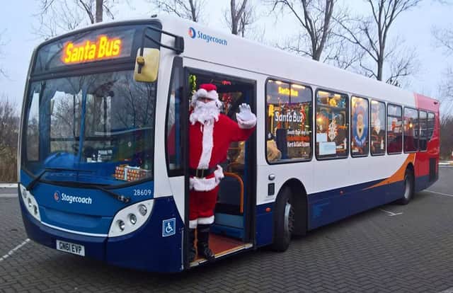 Some Stagecoach services will finish early on Christmas Eve