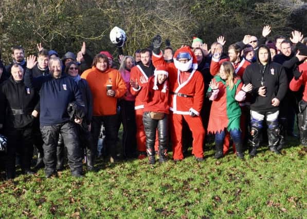 South Coast Bikers ride out to deliver presents to Chestnut Tree House children's hospice  SG141219