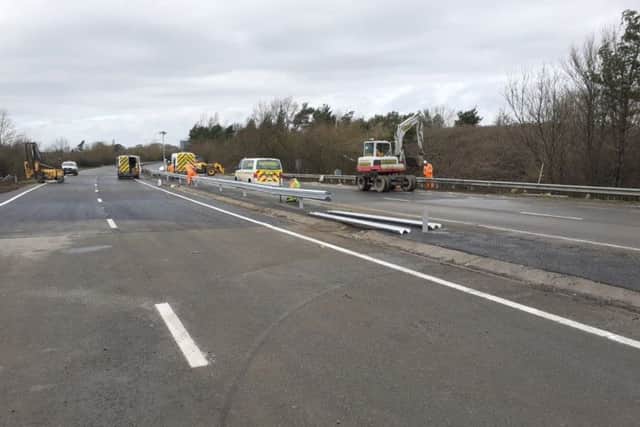 The finishing touches of the major A21 works. Picture: Highways England