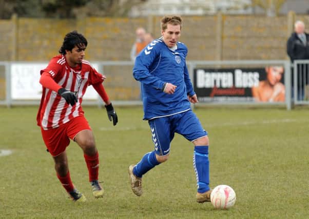 Gareth Green in action against Redhill