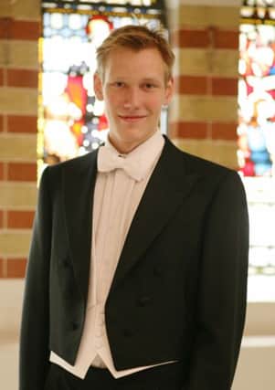 James Sherlock, originally from Sussex. One of the competitors at Hastings International Piano Concerto Competition