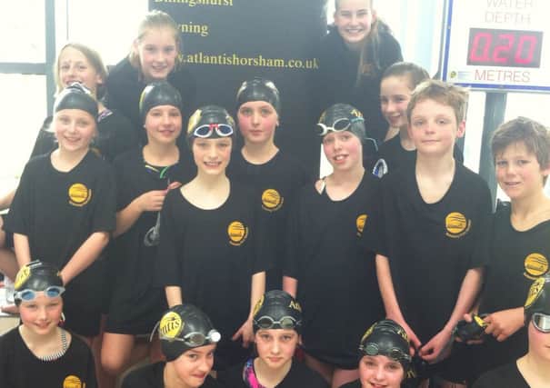Atlantis Swimming Club at the Sussex Championships