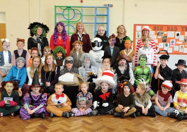 L11013H13 Summerlea Primary School dressing up as their favourite  book characters.