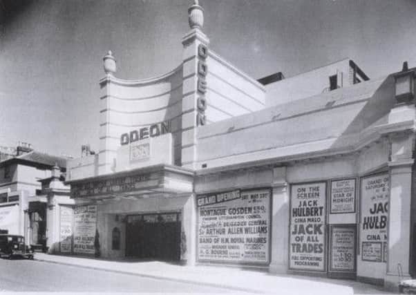 The Odeon Cinema, High St, Littlehampton, at its opening in 1936;