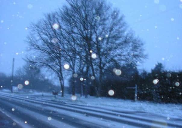 Tony Dann sent this picture of the snowy streets of Selsey