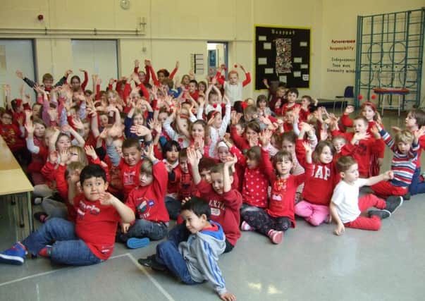 Littlehaven Infant School fundraise for Comic Relief. Picture submitted