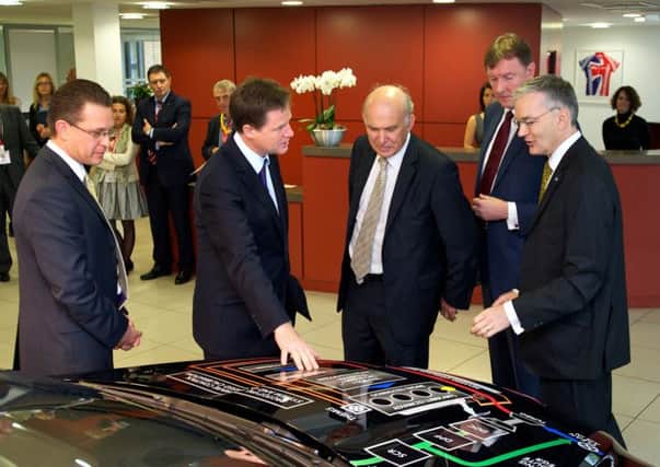 Nick Clegg and Vince Cable visit Ricardo in Shoreham
