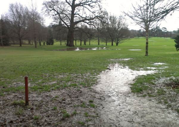 Horsham Park Flooding.