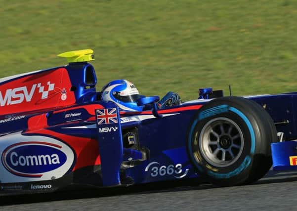 Jolyon Palmer ahead of the 2013 GP2 season opener