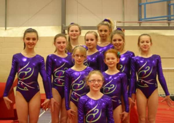 Chichester Olympic Gymnastic Club members, who have been in fine form