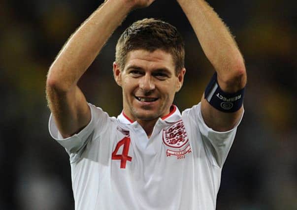 England's Steven Gerrard