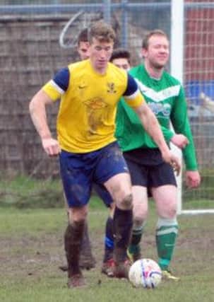 Upper Beeding beat rivals Lancing 2-0 in one of only four games to go ahead on Saturday