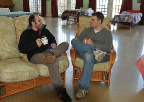 Asst project co-ordinator David Busby and church co-ordinator Alex White - photo by Pure photography