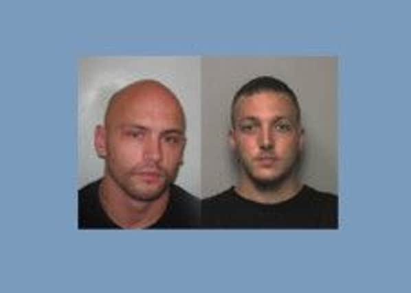 Timothy Whewell, 24, and Kevin Callow, 31, pleaded guilty to burglary.