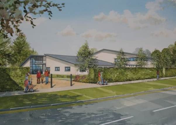 Barns Green new school in conjunction with 69 new homes (submitted).