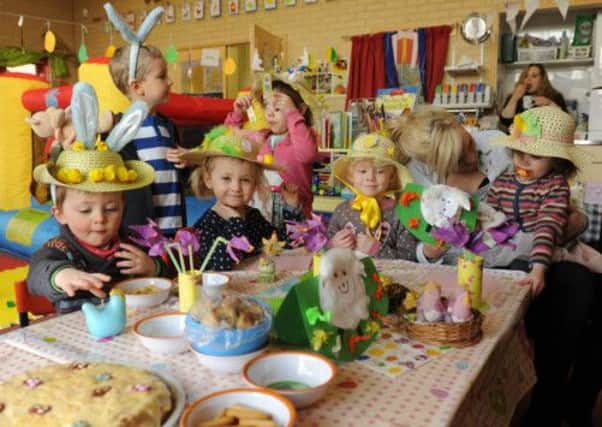 An Easter Bonnet party for the Little Centurions.  

Picture by Louise Adams C130448-1
