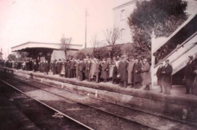 Steyning Railway Station in about 1900
