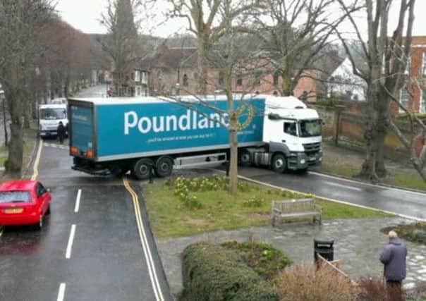 Poundland lorry